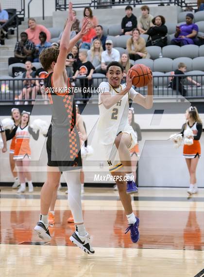 Thumbnail 3 in Aledo vs. Arlington Heights (UIL Basketball 5A Bi-District) photogallery.