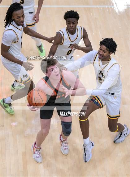 Thumbnail 3 in Aledo vs. Arlington Heights (UIL Basketball 5A Bi-District) photogallery.