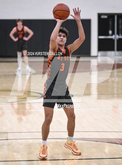 Thumbnail 1 in Aledo vs. Arlington Heights (UIL Basketball 5A Bi-District) photogallery.