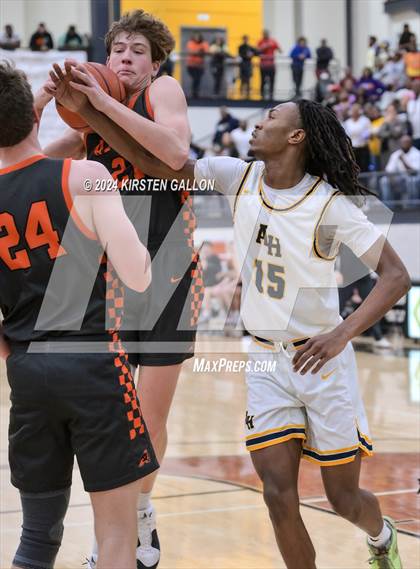 Thumbnail 2 in Aledo vs. Arlington Heights (UIL Basketball 5A Bi-District) photogallery.