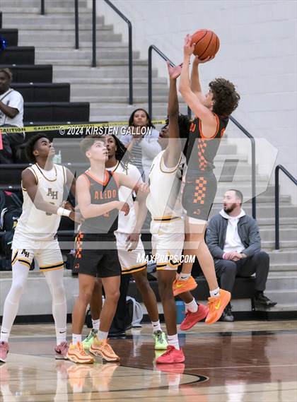 Thumbnail 2 in Aledo vs. Arlington Heights (UIL Basketball 5A Bi-District) photogallery.