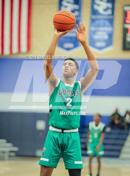 Thumbnail 3 in  Dorsey vs Inglewood (Sierra Canyon Invitational) photogallery.