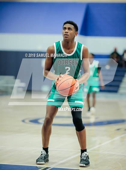 Thumbnail 2 in  Dorsey vs Inglewood (Sierra Canyon Invitational) photogallery.