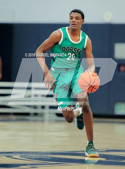 Thumbnail 2 in  Dorsey vs Inglewood (Sierra Canyon Invitational) photogallery.