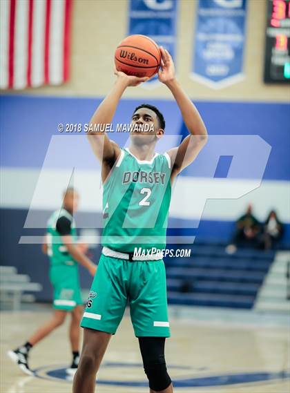 Thumbnail 1 in  Dorsey vs Inglewood (Sierra Canyon Invitational) photogallery.