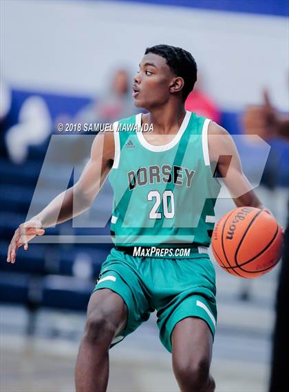 Thumbnail 1 in  Dorsey vs Inglewood (Sierra Canyon Invitational) photogallery.