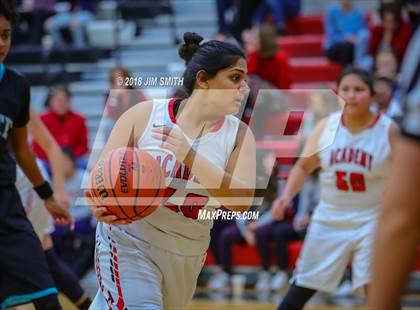 Thumbnail 3 in Onate vs. Albuquerque Academy (Albuquerque Academy Joe Armijo Basketball Classic) photogallery.