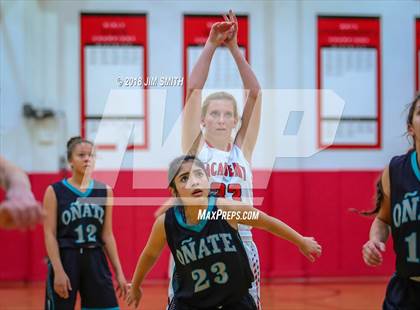 Thumbnail 3 in Onate vs. Albuquerque Academy (Albuquerque Academy Joe Armijo Basketball Classic) photogallery.