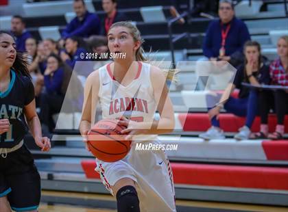 Thumbnail 2 in Onate vs. Albuquerque Academy (Albuquerque Academy Joe Armijo Basketball Classic) photogallery.