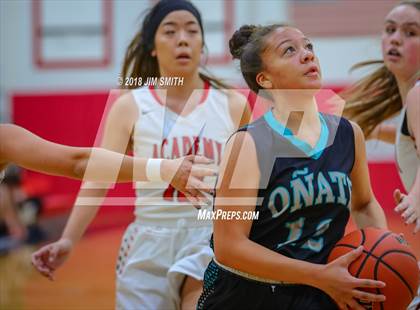 Thumbnail 3 in Onate vs. Albuquerque Academy (Albuquerque Academy Joe Armijo Basketball Classic) photogallery.