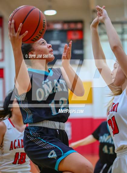 Thumbnail 3 in Onate vs. Albuquerque Academy (Albuquerque Academy Joe Armijo Basketball Classic) photogallery.