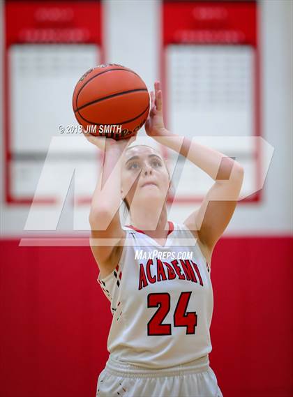 Thumbnail 2 in Onate vs. Albuquerque Academy (Albuquerque Academy Joe Armijo Basketball Classic) photogallery.