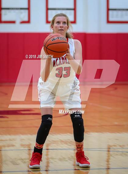 Thumbnail 1 in Onate vs. Albuquerque Academy (Albuquerque Academy Joe Armijo Basketball Classic) photogallery.