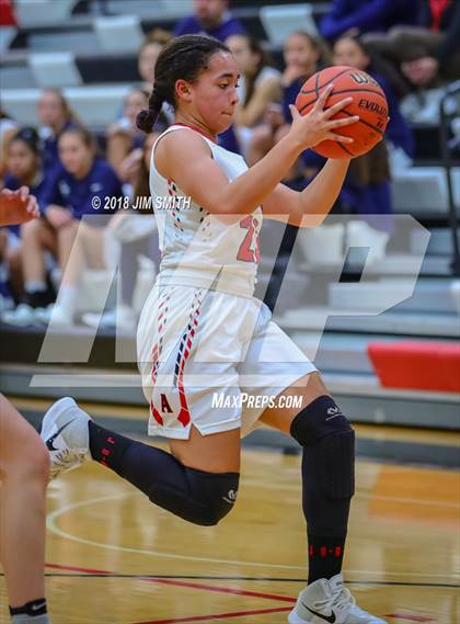 Thumbnail 1 in Onate vs. Albuquerque Academy (Albuquerque Academy Joe Armijo Basketball Classic) photogallery.