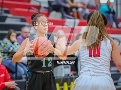 Thumbnail 1 in Onate vs. Albuquerque Academy (Albuquerque Academy Joe Armijo Basketball Classic) photogallery.