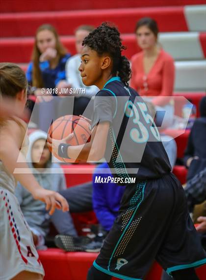 Thumbnail 2 in Onate vs. Albuquerque Academy (Albuquerque Academy Joe Armijo Basketball Classic) photogallery.