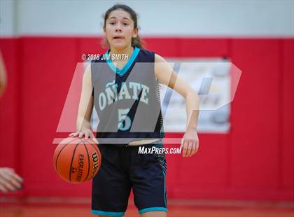 Thumbnail 3 in Onate vs. Albuquerque Academy (Albuquerque Academy Joe Armijo Basketball Classic) photogallery.