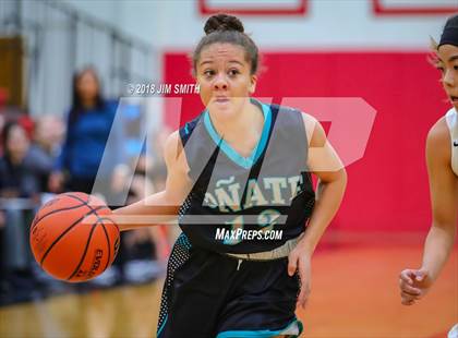 Thumbnail 1 in Onate vs. Albuquerque Academy (Albuquerque Academy Joe Armijo Basketball Classic) photogallery.