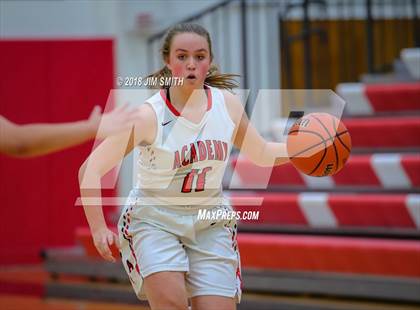 Thumbnail 1 in Onate vs. Albuquerque Academy (Albuquerque Academy Joe Armijo Basketball Classic) photogallery.