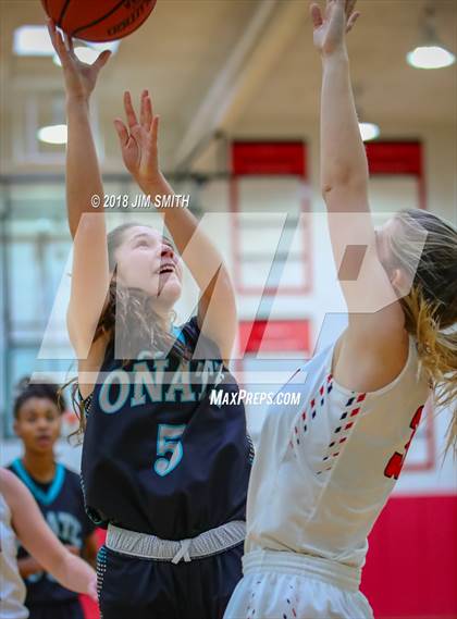 Thumbnail 3 in Onate vs. Albuquerque Academy (Albuquerque Academy Joe Armijo Basketball Classic) photogallery.