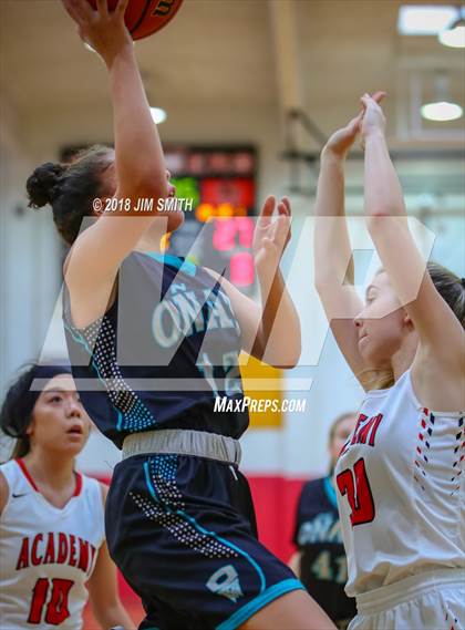 Thumbnail 1 in Onate vs. Albuquerque Academy (Albuquerque Academy Joe Armijo Basketball Classic) photogallery.