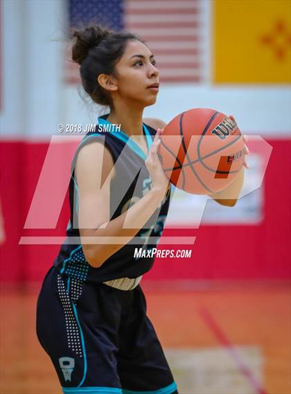 Thumbnail 3 in Onate vs. Albuquerque Academy (Albuquerque Academy Joe Armijo Basketball Classic) photogallery.