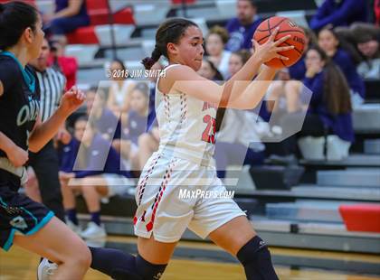 Thumbnail 3 in Onate vs. Albuquerque Academy (Albuquerque Academy Joe Armijo Basketball Classic) photogallery.