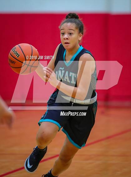 Thumbnail 3 in Onate vs. Albuquerque Academy (Albuquerque Academy Joe Armijo Basketball Classic) photogallery.