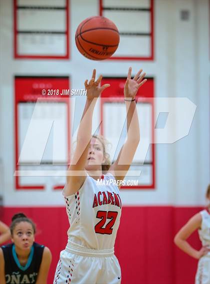 Thumbnail 2 in Onate vs. Albuquerque Academy (Albuquerque Academy Joe Armijo Basketball Classic) photogallery.