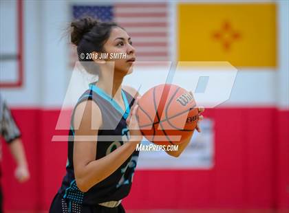 Thumbnail 2 in Onate vs. Albuquerque Academy (Albuquerque Academy Joe Armijo Basketball Classic) photogallery.