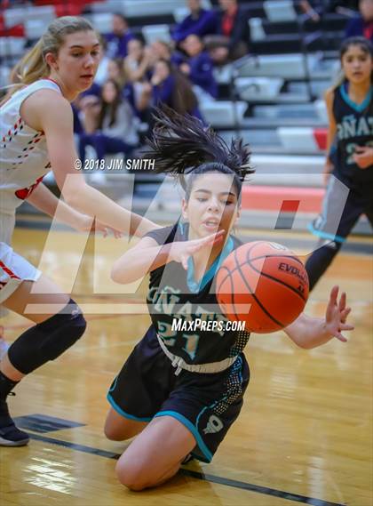 Thumbnail 2 in Onate vs. Albuquerque Academy (Albuquerque Academy Joe Armijo Basketball Classic) photogallery.