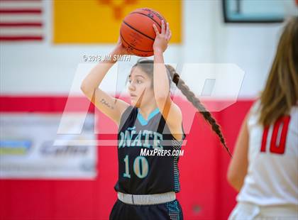 Thumbnail 2 in Onate vs. Albuquerque Academy (Albuquerque Academy Joe Armijo Basketball Classic) photogallery.