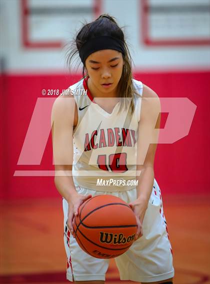 Thumbnail 2 in Onate vs. Albuquerque Academy (Albuquerque Academy Joe Armijo Basketball Classic) photogallery.