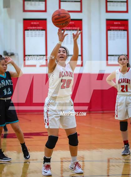 Thumbnail 2 in Onate vs. Albuquerque Academy (Albuquerque Academy Joe Armijo Basketball Classic) photogallery.