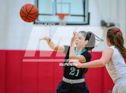 Thumbnail 3 in Onate vs. Albuquerque Academy (Albuquerque Academy Joe Armijo Basketball Classic) photogallery.