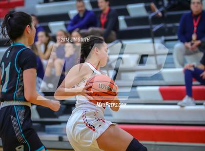 Thumbnail 3 in Onate vs. Albuquerque Academy (Albuquerque Academy Joe Armijo Basketball Classic) photogallery.