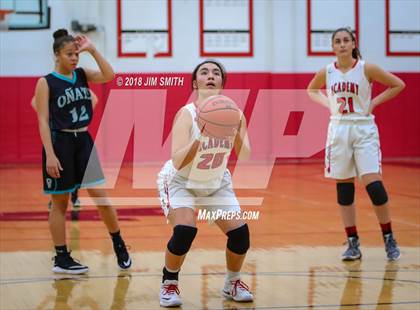 Thumbnail 3 in Onate vs. Albuquerque Academy (Albuquerque Academy Joe Armijo Basketball Classic) photogallery.