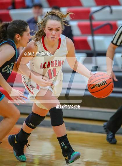 Thumbnail 2 in Onate vs. Albuquerque Academy (Albuquerque Academy Joe Armijo Basketball Classic) photogallery.