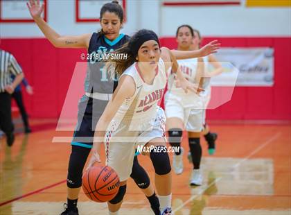 Thumbnail 2 in Onate vs. Albuquerque Academy (Albuquerque Academy Joe Armijo Basketball Classic) photogallery.