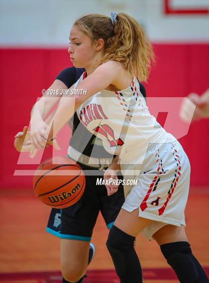 Thumbnail 2 in Onate vs. Albuquerque Academy (Albuquerque Academy Joe Armijo Basketball Classic) photogallery.