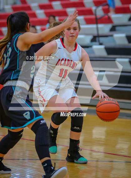 Thumbnail 3 in Onate vs. Albuquerque Academy (Albuquerque Academy Joe Armijo Basketball Classic) photogallery.