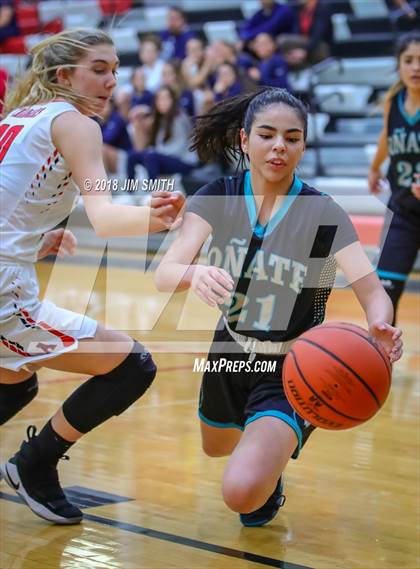 Thumbnail 3 in Onate vs. Albuquerque Academy (Albuquerque Academy Joe Armijo Basketball Classic) photogallery.
