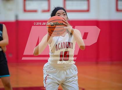 Thumbnail 3 in Onate vs. Albuquerque Academy (Albuquerque Academy Joe Armijo Basketball Classic) photogallery.