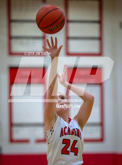 Thumbnail 1 in Onate vs. Albuquerque Academy (Albuquerque Academy Joe Armijo Basketball Classic) photogallery.
