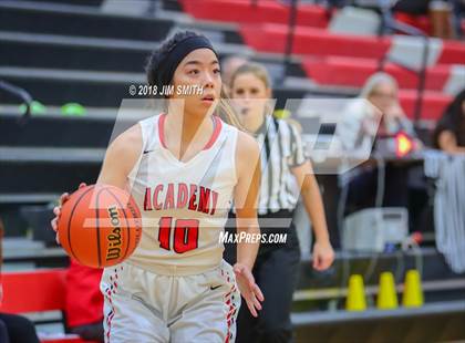 Thumbnail 3 in Onate vs. Albuquerque Academy (Albuquerque Academy Joe Armijo Basketball Classic) photogallery.