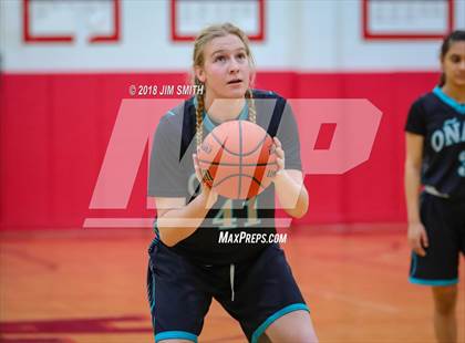 Thumbnail 1 in Onate vs. Albuquerque Academy (Albuquerque Academy Joe Armijo Basketball Classic) photogallery.