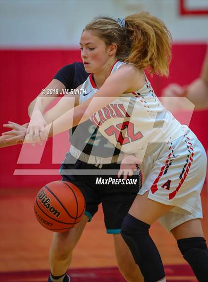 Thumbnail 3 in Onate vs. Albuquerque Academy (Albuquerque Academy Joe Armijo Basketball Classic) photogallery.