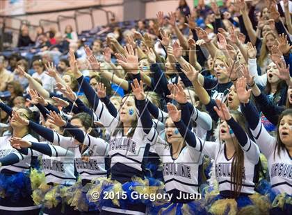 Thumbnail 2 in Teurlings Catholic vs. Ursuline Academy (LHSAA Division III Semifinal) photogallery.