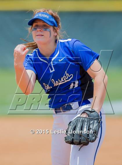 Thumbnail 3 in St. Joseph vs Lutheran South Academy (TAPPS Division 4A Area Playoff) photogallery.