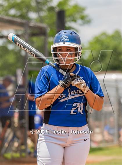 Thumbnail 3 in St. Joseph vs Lutheran South Academy (TAPPS Division 4A Area Playoff) photogallery.
